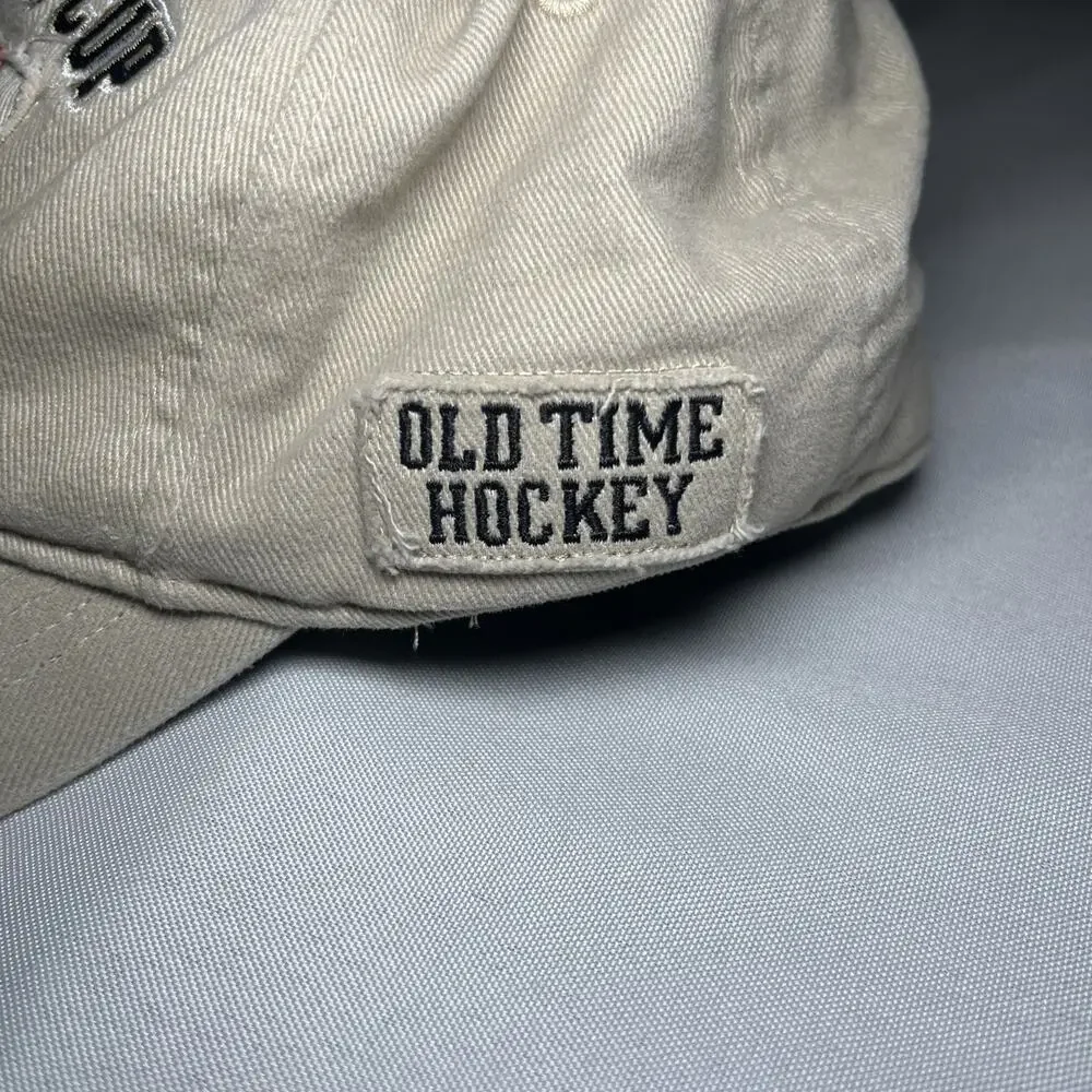 Old Time Hockey Detroit Red Wings Hat Beige 2008 Stanley Cup Champions Vtg Cap